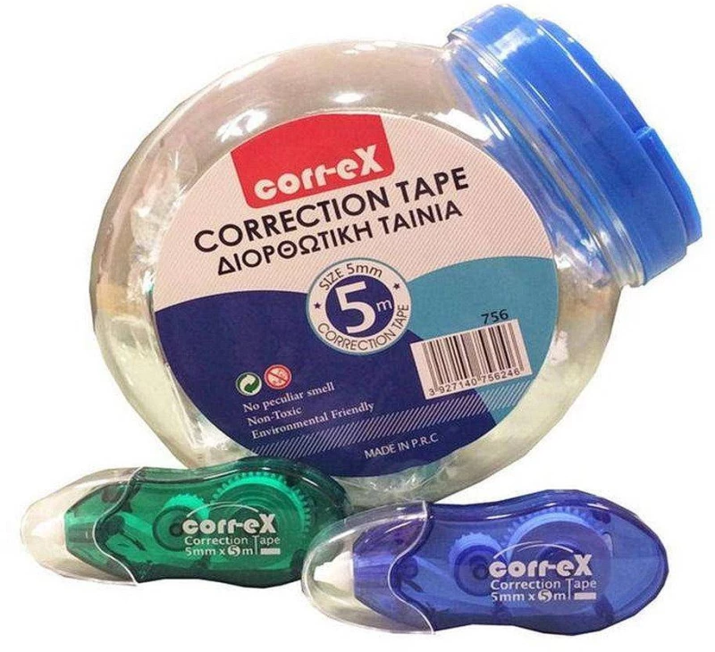 ΔΙΟΡΘΩΤΙΚΟ CORR-EX TAINIA 756 5MMX5M ( Τυχαία επιλογή χρώματος)
