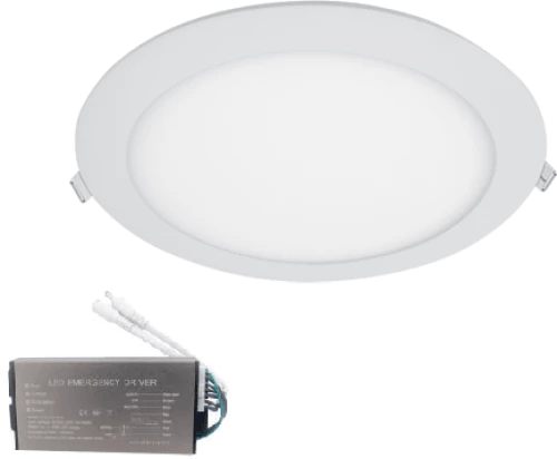 STELLAR LED ΠΑΝΕΛ ΣΤΡΟΓΓΥΛΟ ΧΩΝΕΥΤΟ 18W 4000K+ ΚΙΤ ΑΣΦΑΛΕΙΑΣ