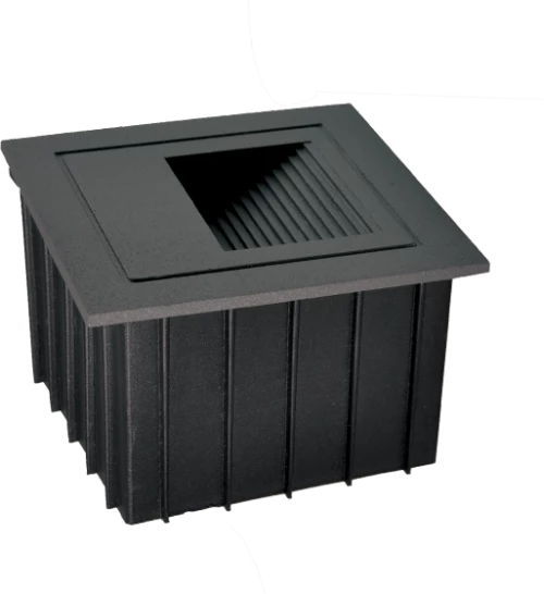 GRF011 LED 2W 3000K IP65 ΜΑΥΡΟ
