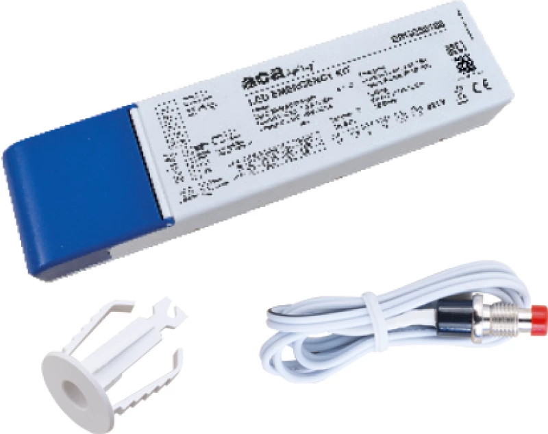 LED EMERGENCY KIT 90-180min CONVERTER 50-160V Max.5W & BATTERY LifePO4 6.4V