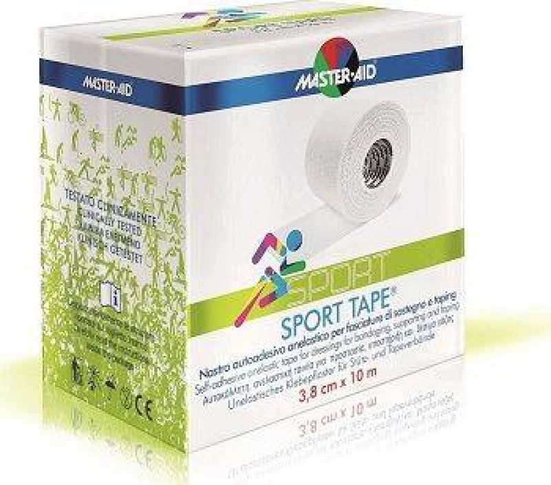 Master Aid | Sport Tape | Αυτοκόλλητη Ανελαστική Ταινία | 3.8cm x10m