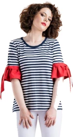 FUN blouse MX05139101-1 Μπλε