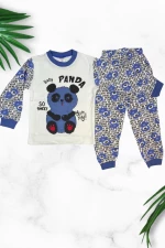 Πιτζάμα Παιδική Baby Panda Για Αγόρι Q1254 - ΜΠΛΕ