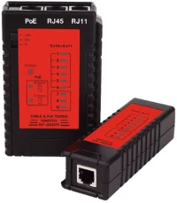 NOYAFA tester καλωδίων δικτύου NF-468PF για PoE RJ45 & RJ11