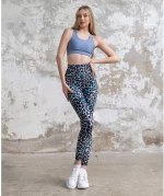 Αθλητικό Κολάν Push Up και Σύσφιξης "Leopard" Q-396 Multicolor