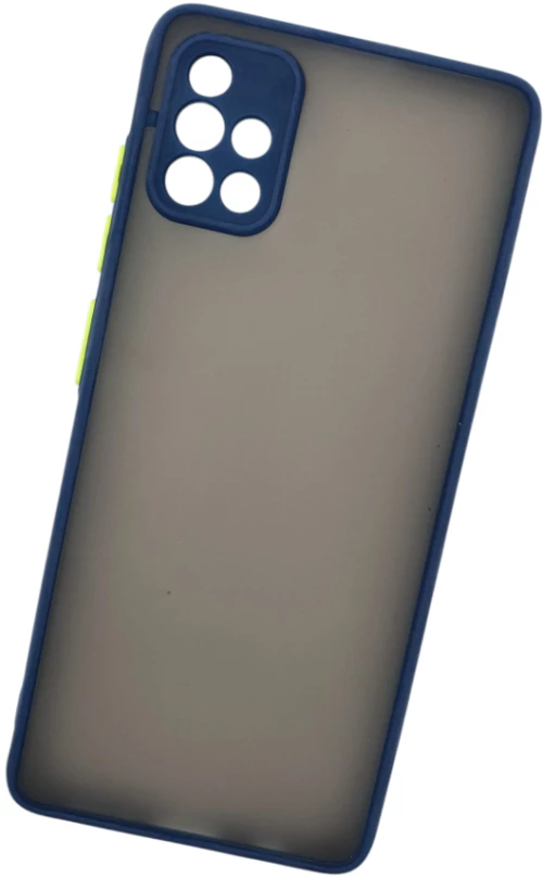 Naxius Case Rubber Frame Blue Samsung A51 4G Naxius