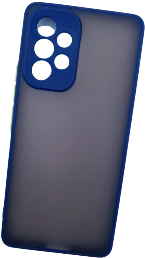 Naxius Case Rubber Frame Blue Samsung A53 Naxius