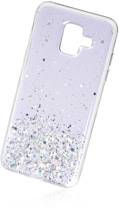 Naxius Case Glitter Purple Samsung A6 2018 Naxius
