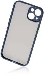 Naxius Case Rubber Frame Blue iPhone 15 Naxius
