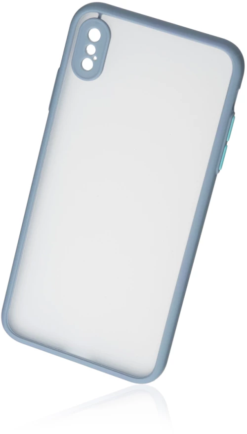 Naxius Case Rubber Frame Grey iPhone XS Max Naxius