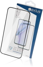 Naxius Top Tempered Glass Anti-Static 9H iPhone 15 Plus Full Screen 6D Black CE / RoHS Naxius