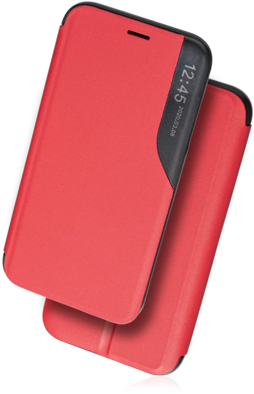 Naxius Case Smart Window Magnet Red Samsung S22 Plus 5G Naxius