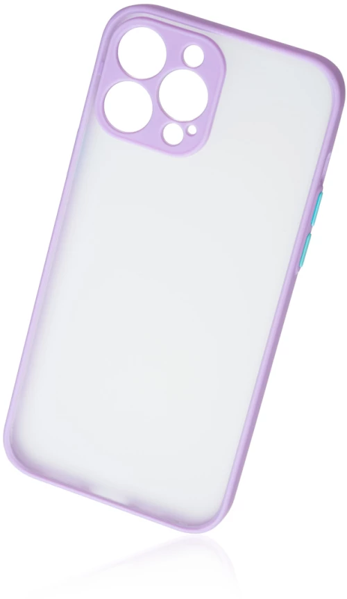Naxius Case Rubber Frame Purple iPhone 13 Pro Max Naxius