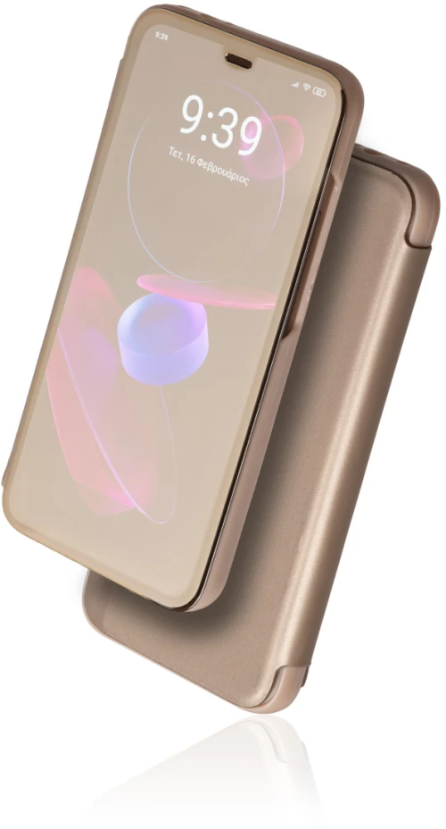 Naxius Case View Gold Samsung A14 4G / 5G Naxius