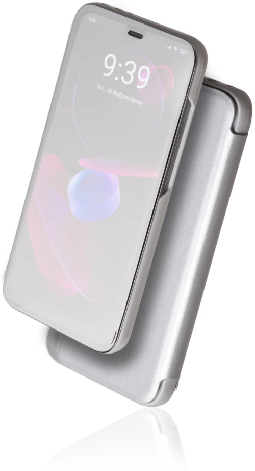 Naxius Case View Silver iPhone 15 Pro Naxius