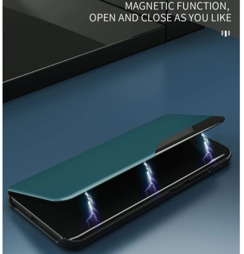 Naxius Case Smart Window Magnet Black iPhone 15 Plus Naxius