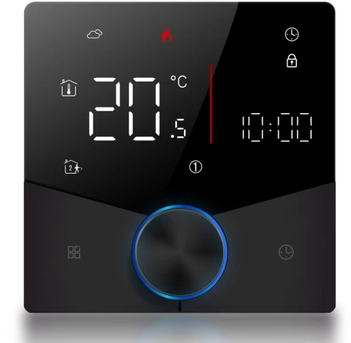 Smart θερμοστάτης χώρου BHT-009GCLW  αερίου  Wi-Fi  μαύρος