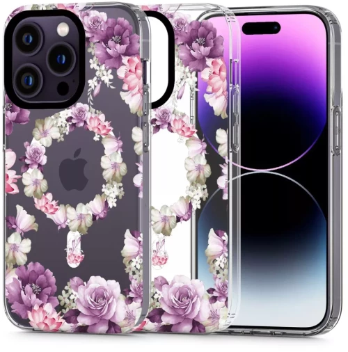 Θήκη Tech-Protect Magmood Magsafe Rose Floral-Apple iPhone 14 Pro