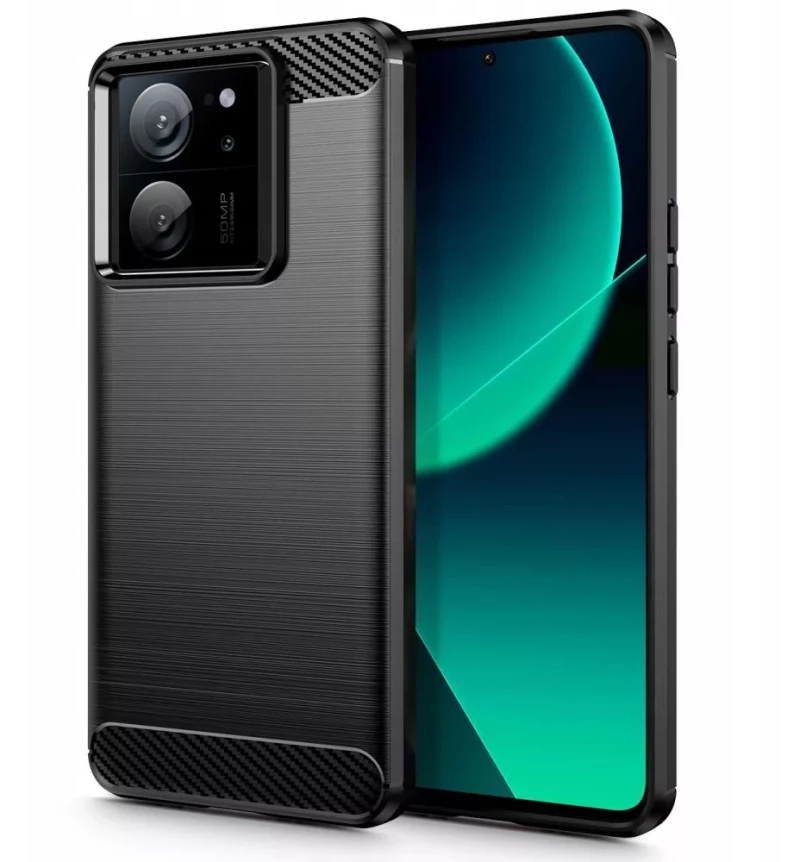 Θήκη Tech-Protect Carbon Black-Xiaomi 13T/13T Pro