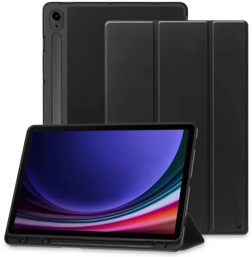 Tech-Protect Smart Case Pen Black-Samsung Galaxy Tab S9 FE