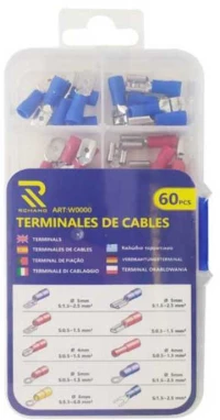 Σετ ακροδέκτες καλωδίων 10 τύπων - 60pcs - 119940