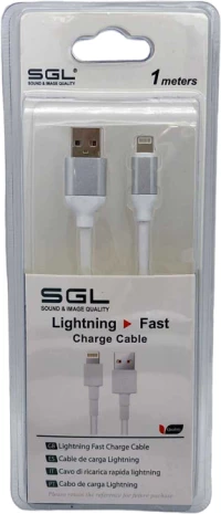 Καλώδιο φόρτισης & data - Lightning - Fast Charge - FB5 - 1m - 099248