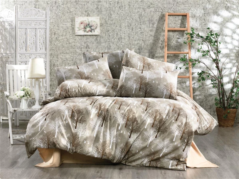 ΠΑΠΛΩΜΑΤΟΘΗΚΗ ΕΜΠΡΙΜΕ Forest 311 220X240 Beige Cott/Pol 70/30 - -