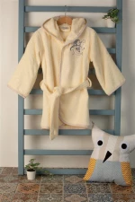 ΜΠΟΥΡΝΟΥΖΙ Με Κέντημα bebe Dreaming Elephant 169 SIZE:04 Εκρού 100% Cotton - -