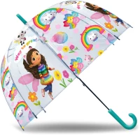 Παιδική ομπρέλα Gabbys Dollhouse Υ69cm Φ72cm GD00018 τιρκουάζ