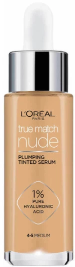 L'Oreal True Match Nude Plumping Tinted Serum 4-5 Medium