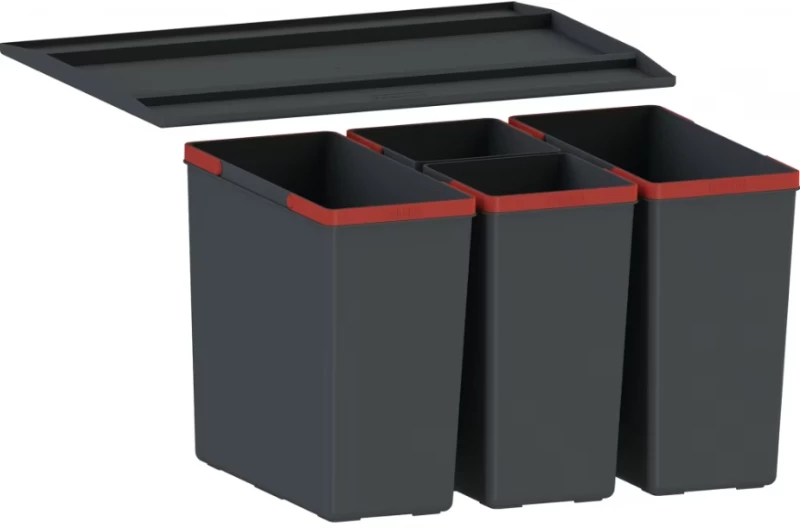 Franke Easysort 600-2-2  Εργονομικός Κάδος Απορριμάτων 42lt