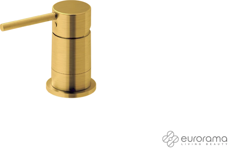 Eurorama FLUSH Επικαθήμενος μίκτης νιπτήρος Light Gold Brushed