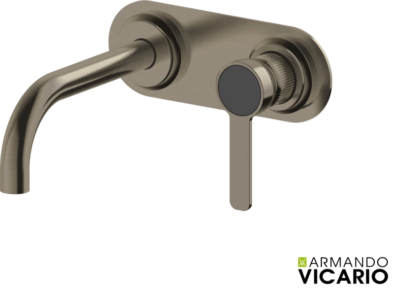 Armando Vicario LUMIERE Μπαταρία Νιπτήρος εντοιχισμού 2 οπών Black Brushed