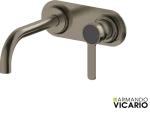 Armando Vicario LUMIERE Μπαταρία Νιπτήρος εντοιχισμού 2 οπών Black Brushed