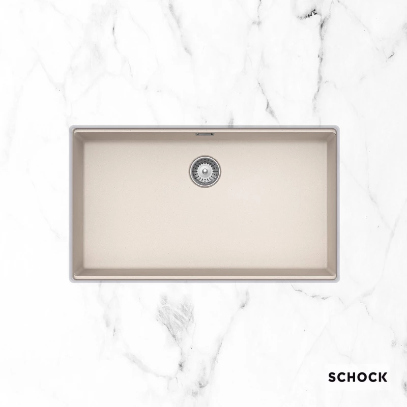 Schock Cristalite Manhattan Υποκαθήμενος Νεροχύτης 75x45,6εκ Everest