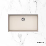 Schock Cristalite Manhattan Υποκαθήμενος Νεροχύτης 75x45,6εκ Everest