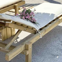 Ξαπλώστρα παραλίας εμποτισμένη 190 x 77 x 35εκ