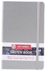 378952 Talens Sketch book ασημί 80φυλ. 13x21εκ. 140γρ.