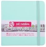 378941 Talens Sketch book μέντα 80φυλ. 12x12εκ. 140γρ.
