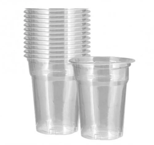 303110 Ποτήρια πλαστικά διαφανή 250 ml 50 τμχ.