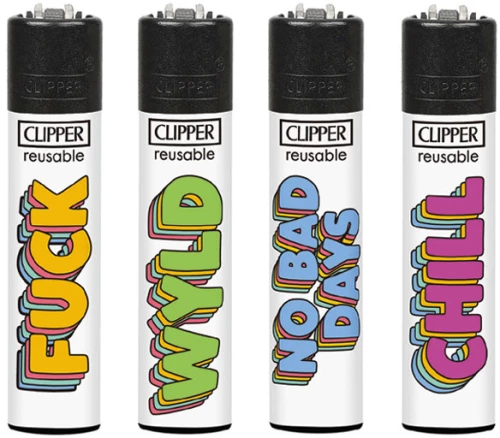 Clipper Αναπτήρας Μεγάλος - Slogan