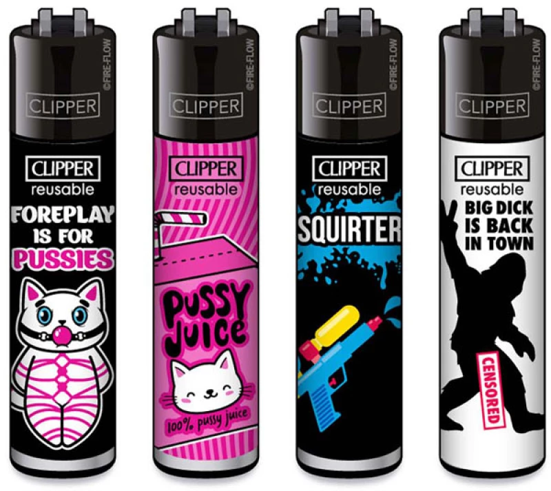 Clipper Αναπτήρας Μεγάλος - Porn Slogan #4 (Ειδική Εκδοση 18+)