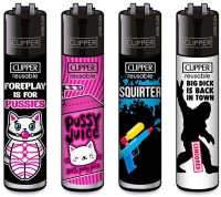 Clipper Αναπτήρας Μεγάλος - Porn Slogan #4 (Ειδική Εκδοση 18+)