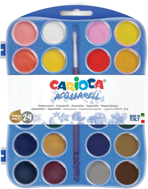 312435 Νεροχρώματα CARIOCA 24 τμχ.