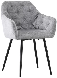 393981 SAVVY ΚΑΡΕΚΛΑ ΓΚΡΙ ΑΝΟΙΧΤΟ 56X55XH85CM (ΣΕΤ 2 ΤΕΜΑΧΙΩΝ)