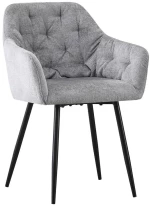 393981 SAVVY ΚΑΡΕΚΛΑ ΓΚΡΙ ΑΝΟΙΧΤΟ 56X55XH85CM (ΣΕΤ 2 ΤΕΜΑΧΙΩΝ)