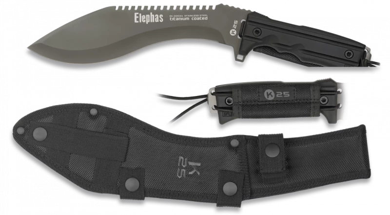 Μαχαίρι Tactical Machete Elephas  23 cm K25 Κωδ. 32024