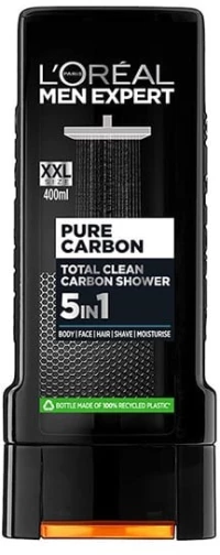 L'Oreal Men Expert Clean Carbon Shower Gel 400ml