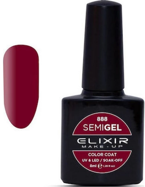 Elixir Professional Semi Gel Ημιμόνιμο Βερνίκι Νυχιών 8ml - 888