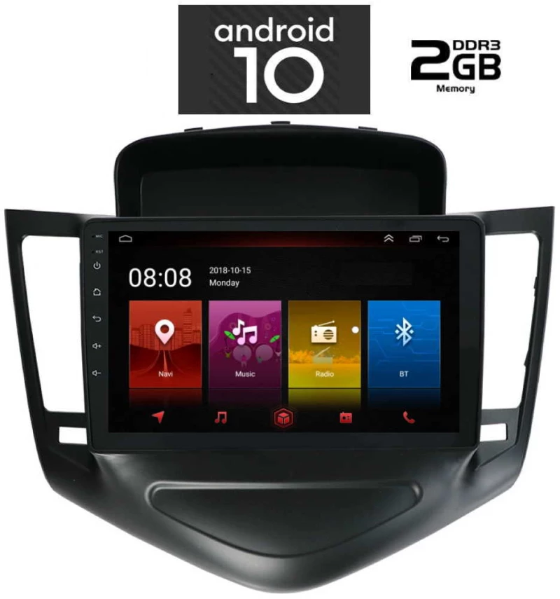 IQ-AN X4725_GPS (9inc). OEM  CHEVROLET CRUZE mod. 2008-2012